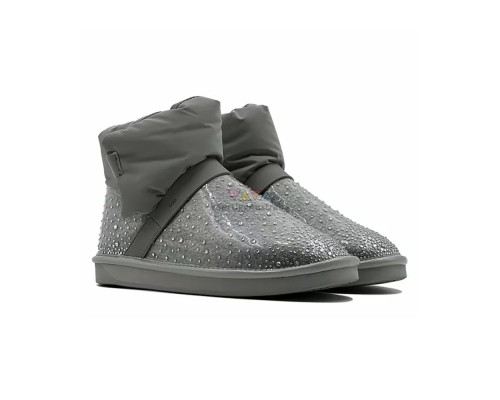 UGG CLEAR QUILTY BOOT BLING GREY