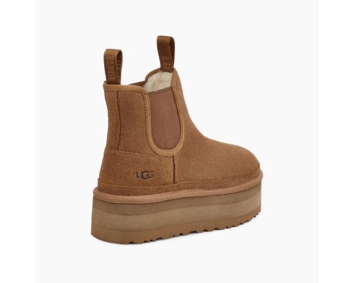 UGG NEUMEL PLATFORM CHELSEA CHESTNUT