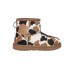 UGG CLASSIC MINI COW PRINT CHESTNUT