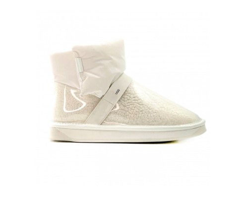 UGG KIDS CLEAR QUILTY BOOT WHITE