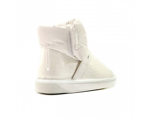 UGG KIDS CLEAR QUILTY BOOT WHITE