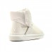 UGG KIDS CLEAR QUILTY BOOT WHITE