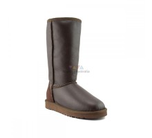 UGG CLASSIC TALL METALLIC CHOCOLATE