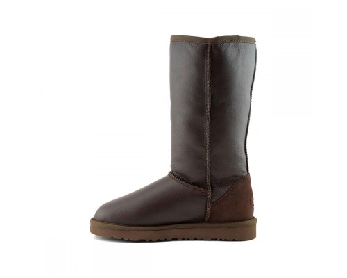 UGG CLASSIC TALL METALLIC CHOCOLATE