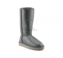 UGG CLASSIC TALL METALLIC GREY