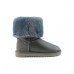 UGG CLASSIC TALL METALLIC GREY