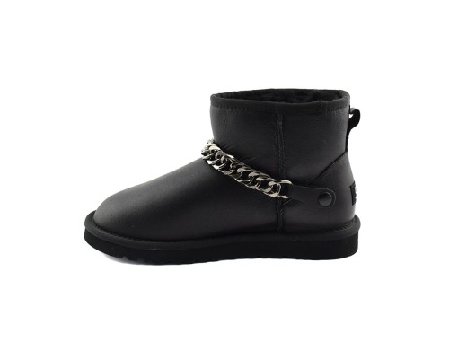 UGG CLASSIC MINI ZANOTTI METALLIC BLACK