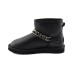 UGG CLASSIC MINI ZANOTTI METALLIC BLACK