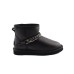 UGG CLASSIC MINI ZANOTTI METALLIC BLACK