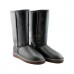 UGG CLASSIC TALL ZIP II METALLIC GREY