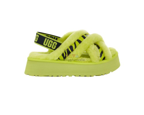 UGG Disco Cross Slide Animalia key lime