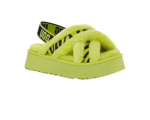 UGG Disco Cross Slide Animalia key lime