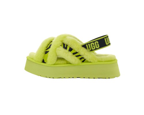 UGG Disco Cross Slide Animalia key lime