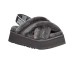 UGG  Disco Cross Slide Charcoal