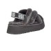 UGG  Disco Cross Slide Charcoal