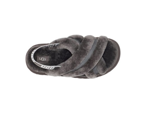 UGG  Disco Cross Slide Charcoal