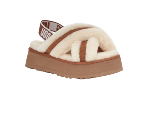 UGG Disco Cross Slide chestnut