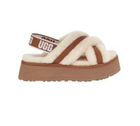 UGG Disco Cross Slide chestnut