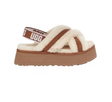 UGG Disco Cross Slide chestnut