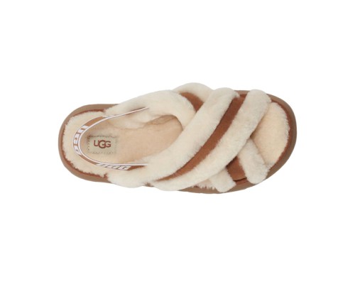 UGG Disco Cross Slide chestnut