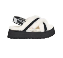 UGG Disco Cross Slide White