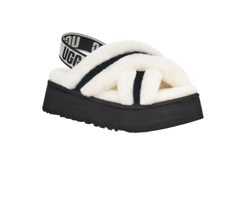 UGG Disco Cross Slide White