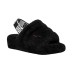 UGG FLUFF YEAH SLIDE BLACK