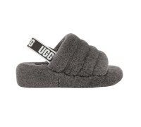 UGG FLUFF YEAH SLIDE GREY