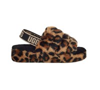 UGG FLUFF YEAH SLIDE LEOPARD