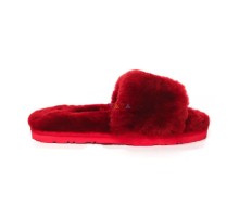 UGG FLUFF SLIDE SLIPPERS BORDO