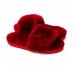 UGG FLUFF SLIDE SLIPPERS BORDO