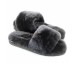 UGG FLUFF SLIDE SLIPPERS GREY