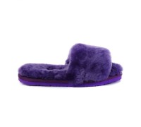 UGG FLUFF SLIDE SLIPPERS PURPLE