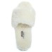 UGG FLUFF SLIDE SLIPPERS WHITE