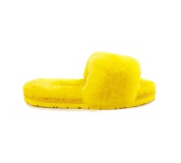 UGG FLUFF SLIDE SLIPPERS YELLOW