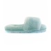 UGG FLUFF SLIDE SLIPPERS LAKE BLUE