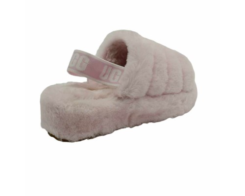 UGG FLUFF YEAH SLIDE SEASHELL PINK
