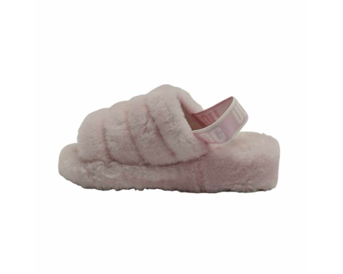 UGG FLUFF YEAH SLIDE SEASHELL PINK