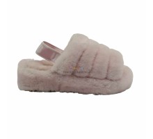 UGG FLUFF YEAH SLIDE SEASHELL PINK