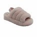 UGG FLUFF YEAH SLIDE SEASHELL PINK