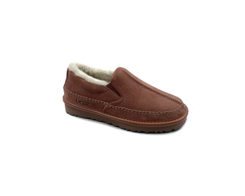 UGG STITCH SLIP ON CHOCOLATE