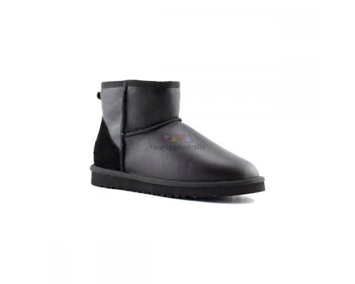 UGG CLASSIC II MINI METALLIC BLACK