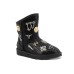 UGG JIMMY CHOO MULTISIGN SNAKE LEATHER BLACK