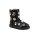 UGG JIMMY CHOO SHORT 5TH AVENUE BLACK