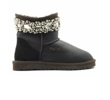 Ugg Jimmy Choo Crystal Metallic Chocolate