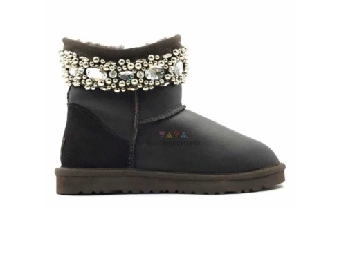 Ugg Jimmy Choo Crystal Metallic Chocolate