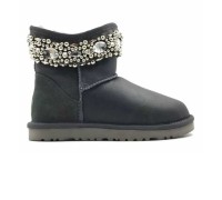 Ugg Jimmy Choo Crystal Metallic Grey