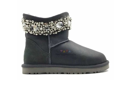 Ugg Jimmy Choo Crystal Metallic Grey