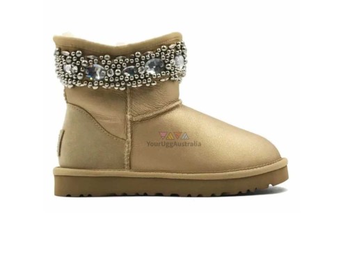 Ugg Jimmy Choo Crystal Soft Gold