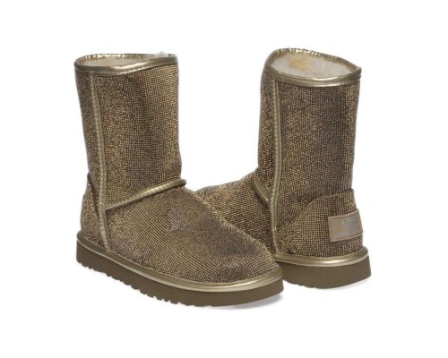 UGG  JIMMY CHOO SWAROVSKI GOLD DRILL